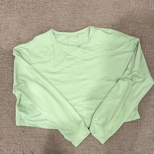 Lululemon Athletica Light Green Long Sleeve Top